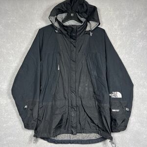 Vintage The North Face TNF Gore-Tex Parka Jacket Women’s Large Solid Black